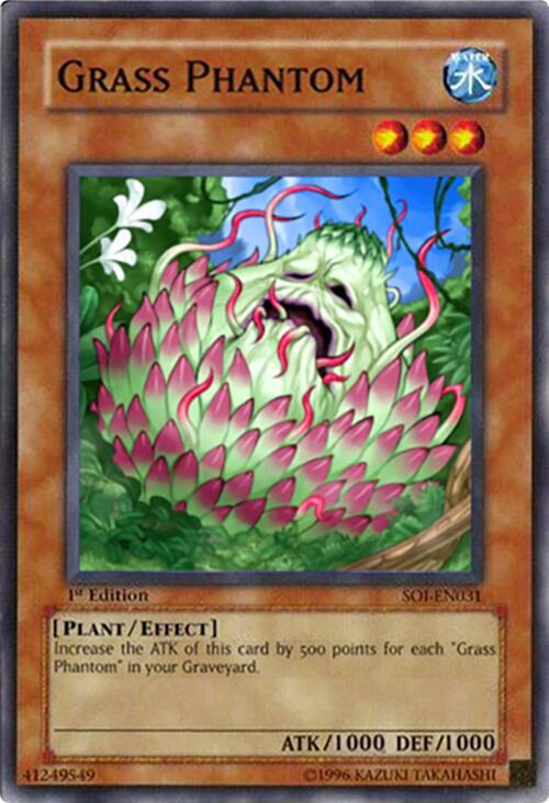 Grass Phantom SOI-EN031 card from Shadow of Infinity
