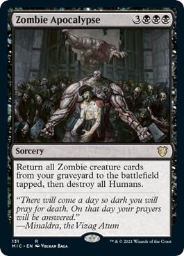 Zombie Apocalypse 131 card from Commander: Innistrad: Midnight Hunt