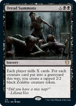 Dread Summons 113 card from Commander: Innistrad: Midnight Hunt