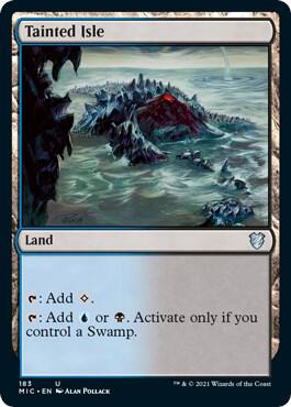 Tainted Isle 183 card from Commander: Innistrad: Midnight Hunt
