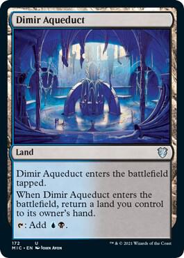 Dimir Aqueduct 172 card from Commander: Innistrad: Midnight Hunt