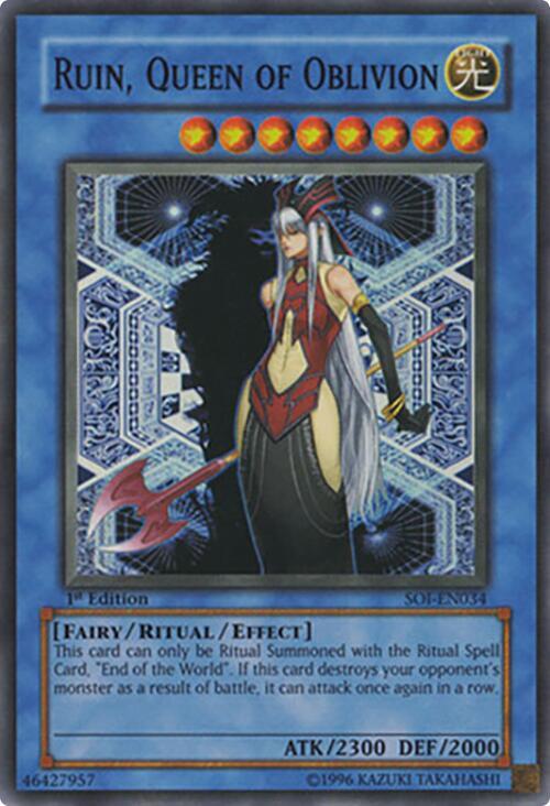 Ruin, Queen of Oblivion SOI-EN034 card from Shadow of Infinity