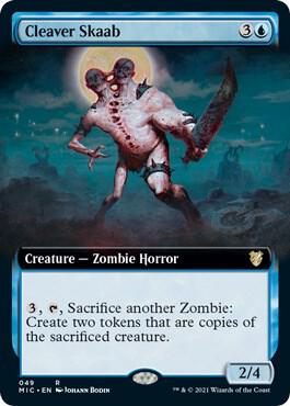 Cleaver Skaab (Extended Art) 49 card from Commander: Innistrad: Midnight Hunt