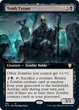 Tomb Tyrant (Extended Art) 61 card from Commander: Innistrad: Midnight Hunt