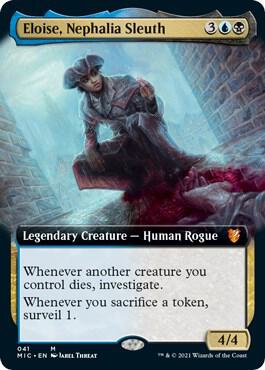 Eloise, Nephalia Sleuth (Extended Art) 41 card from Commander: Innistrad: Midnight Hunt