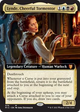 Lynde, Cheerful Tormentor (Extended Art) 76 card from Commander: Innistrad: Midnight Hunt