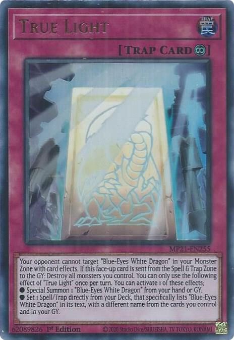True Light MP21-EN255 card from 2021 Tin of Ancient Battles
