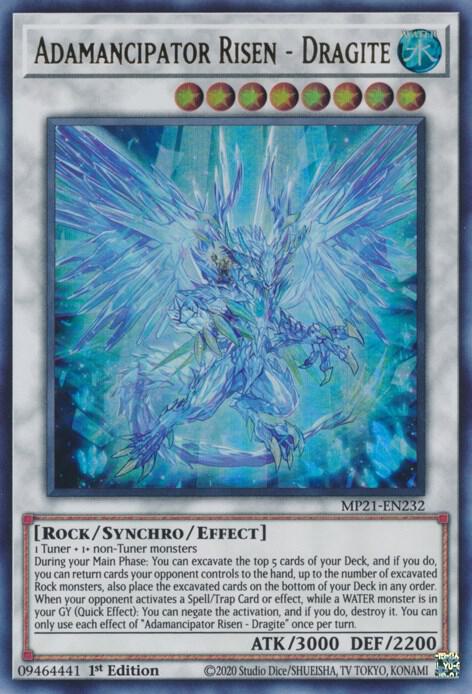 Adamancipator Risen - Dragite MP21-EN232 card from 2021 Tin of Ancient Battles