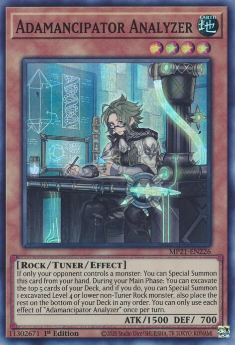 Adamancipator Analyzer MP21-EN226 card from 2021 Tin of Ancient Battles