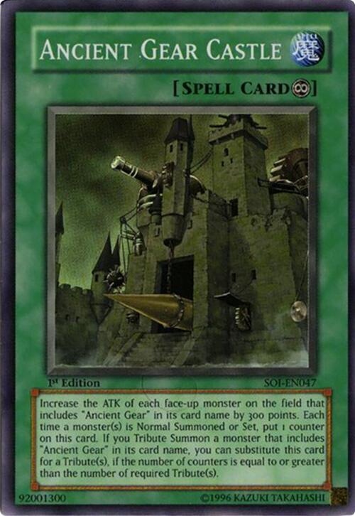Ancient Gear Castle SOI-EN047 card from Shadow of Infinity