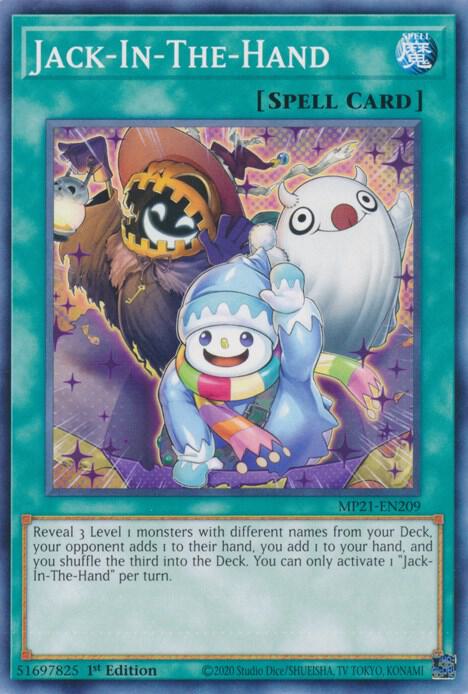 Jack-In-The-Hand MP21-EN209 card from 2021 Tin of Ancient Battles