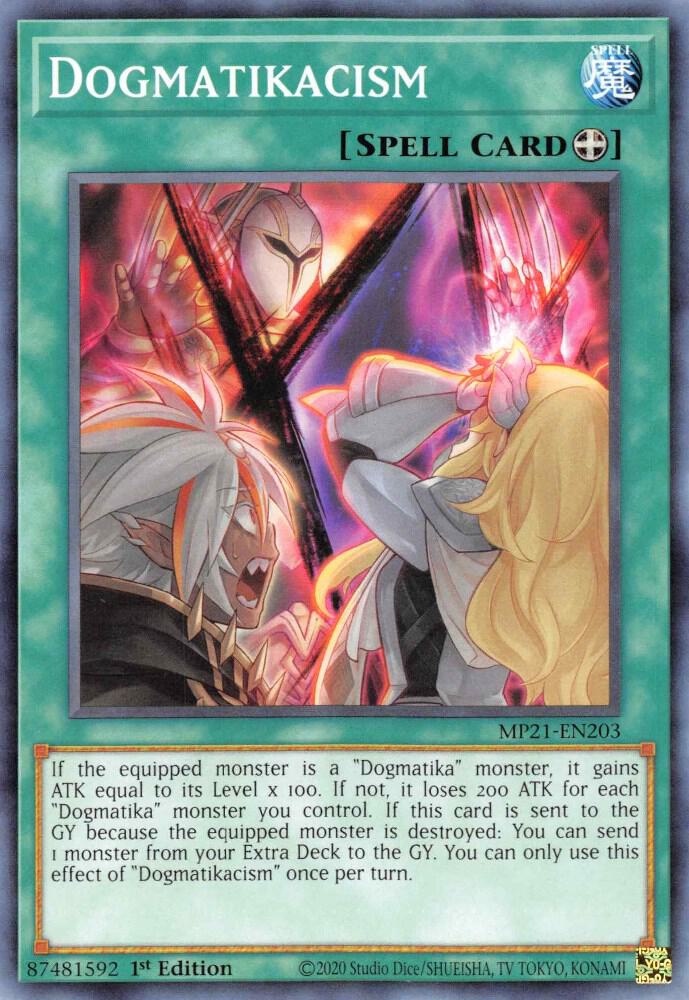 Dogmatikacism MP21-EN203 card from 2021 Tin of Ancient Battles