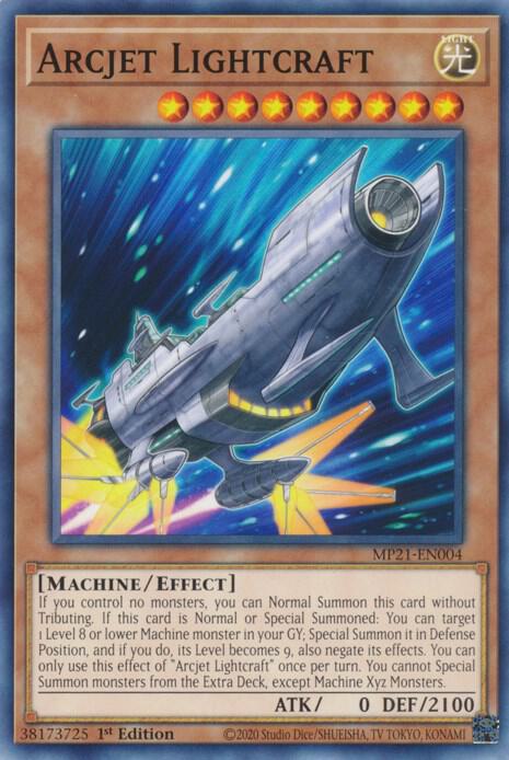 Arcjet Lightcraft MP21-EN004 card from 2021 Tin of Ancient Battles