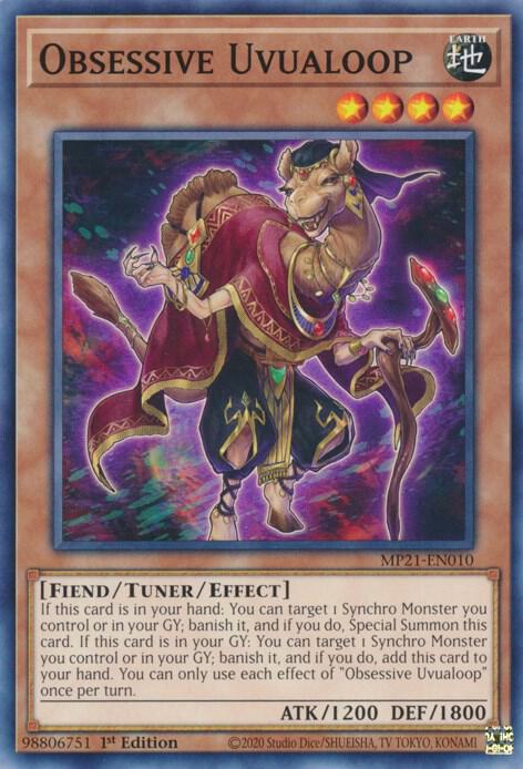 Obsessive Uvualoop MP21-EN010 card from 2021 Tin of Ancient Battles
