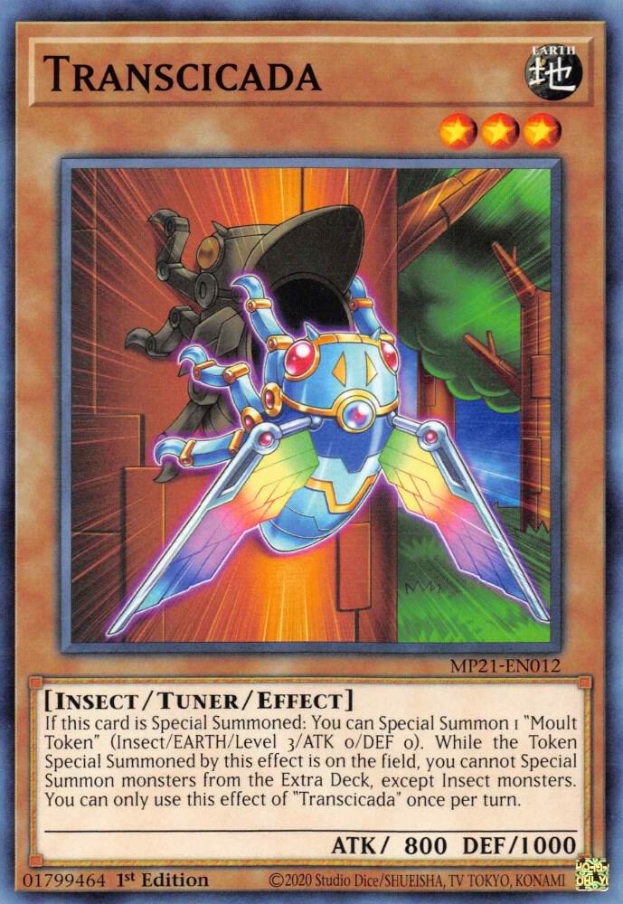 Transcicada MP21-EN012 card from 2021 Tin of Ancient Battles