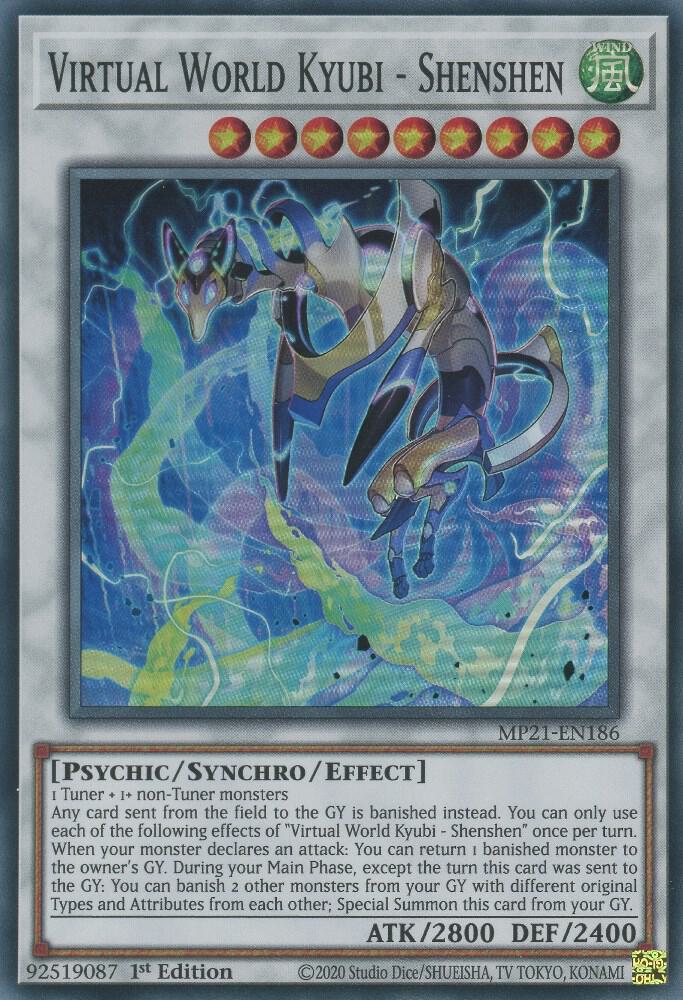 Virtual World Kyubi - Shenshen MP21-EN186 card from 2021 Tin of Ancient Battles