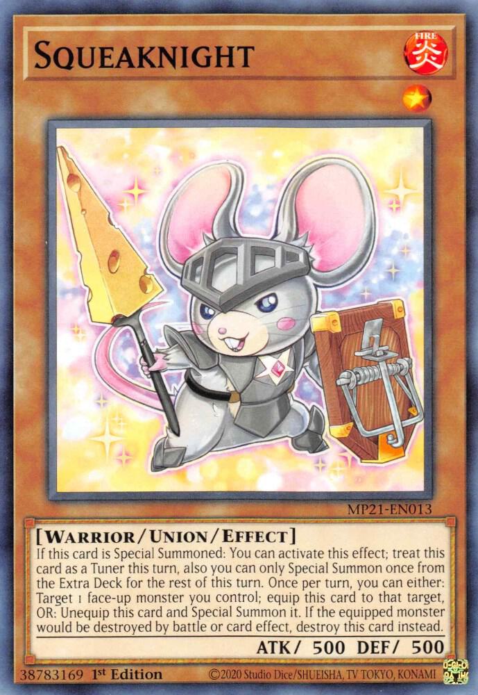 Squeaknight MP21-EN013 card from 2021 Tin of Ancient Battles