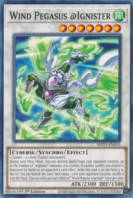 Wind Pegasus @Ignister MP21-EN015 card from 2021 Tin of Ancient Battles