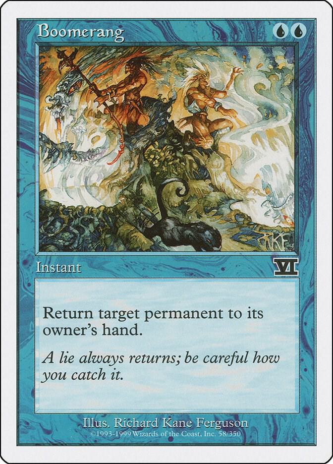 Boomerang 58 card from Classic Sixth Edition