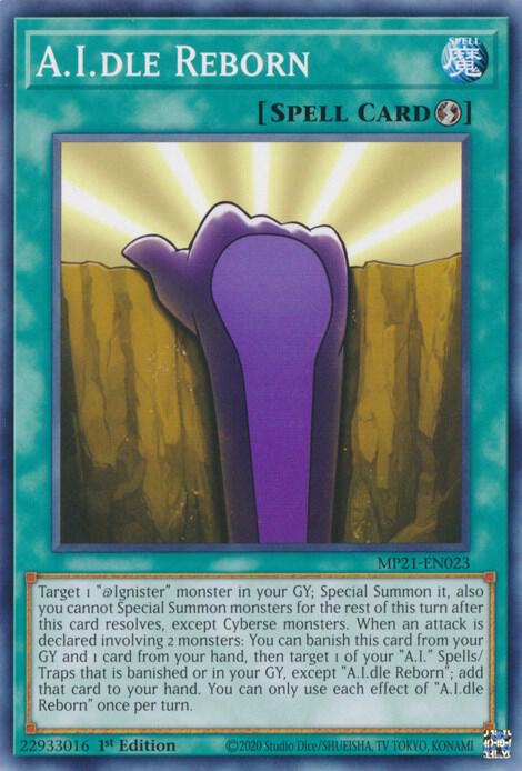 A.I.dle Reborn MP21-EN023 card from 2021 Tin of Ancient Battles