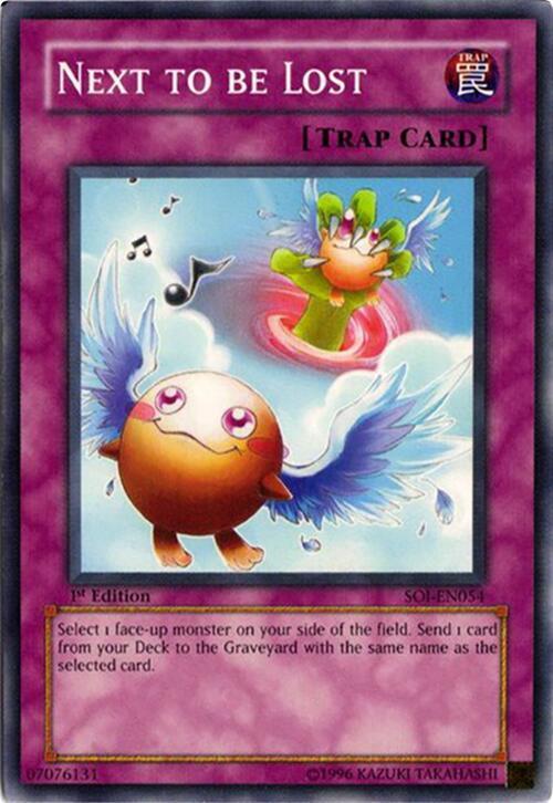 Next to be Lost SOI-EN054 card from Shadow of Infinity