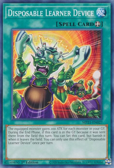 Disposable Learner Device MP21-EN027 card from 2021 Tin of Ancient Battles