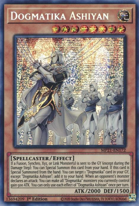 Dogmatika Ashiyan MP21-EN172 card from 2021 Tin of Ancient Battles