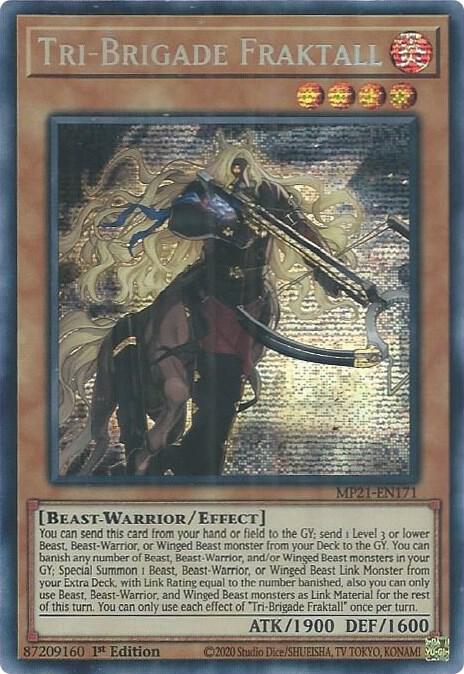 Tri-Brigade Fraktall MP21-EN171 card from 2021 Tin of Ancient Battles