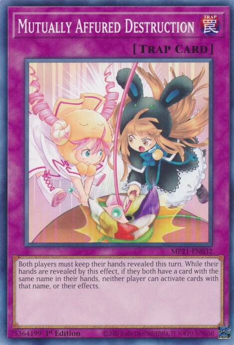 Mutually Affured Destruction MP21-EN032 card from 2021 Tin of Ancient Battles