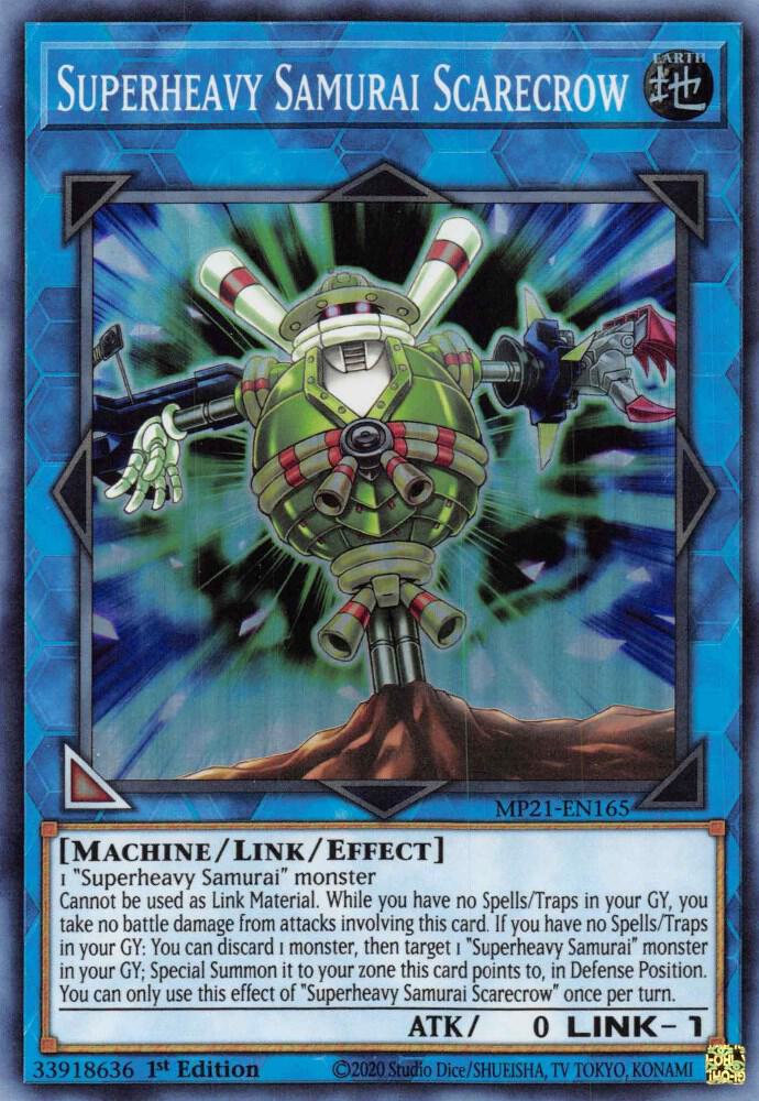 Superheavy Samurai Scarecrow MP21-EN165 card from 2021 Tin of Ancient Battles