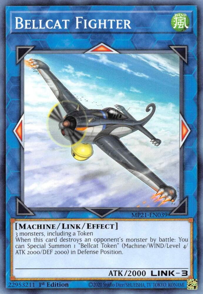 Bellcat Fighter MP21-EN039 card from 2021 Tin of Ancient Battles