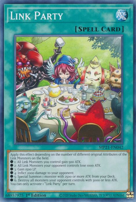 Link Party MP21-EN042 card from 2021 Tin of Ancient Battles