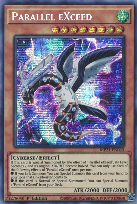 Parallel eXceed MP21-EN043 card from 2021 Tin of Ancient Battles