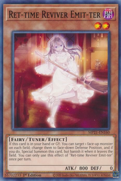 Ret-time Reviver Emit-ter MP21-EN160 card from 2021 Tin of Ancient Battles