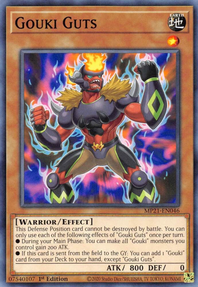 Gouki Guts MP21-EN046 card from 2021 Tin of Ancient Battles