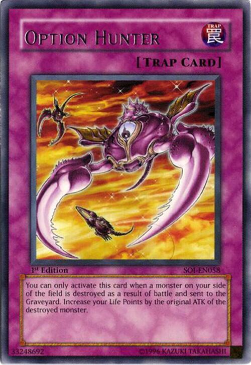 Option Hunter SOI-EN058 card from Shadow of Infinity