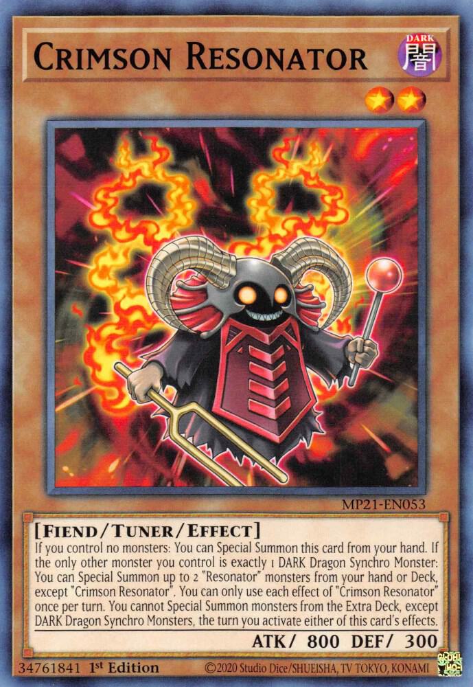 Crimson Resonator MP21-EN053 card from 2021 Tin of Ancient Battles