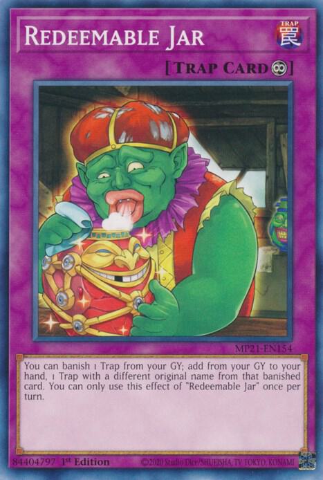 Redeemable Jar MP21-EN154 card from 2021 Tin of Ancient Battles