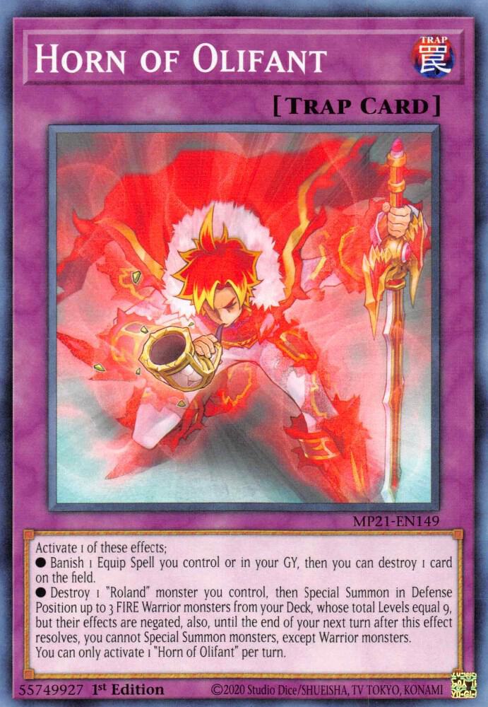 Horn of Olifant MP21-EN149 card from 2021 Tin of Ancient Battles