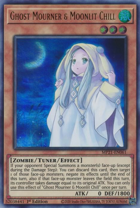 Ghost Mourner & Moonlit Chill MP21-EN061 card from 2021 Tin of Ancient Battles