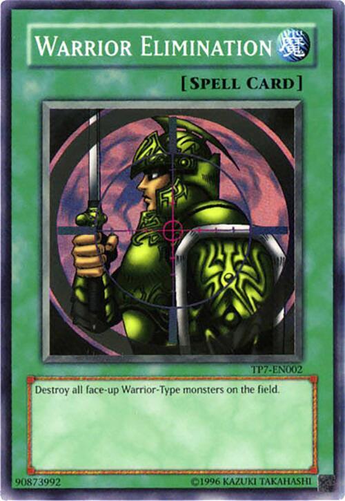 Warrior Elimination TP7-EN002 card from Tournament Pack 7