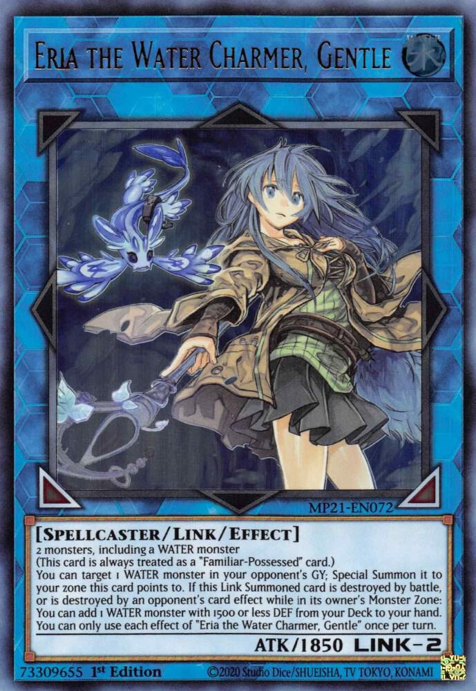 Eria the Water Charmer, Gentle MP21-EN072 card from 2021 Tin of Ancient Battles