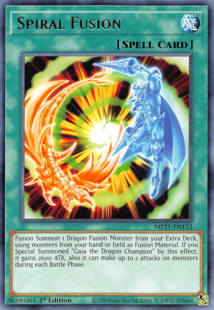 Spiral Fusion MP21-EN133 card from 2021 Tin of Ancient Battles