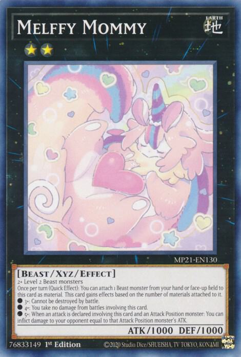 Melffy Mommy MP21-EN130 card from 2021 Tin of Ancient Battles