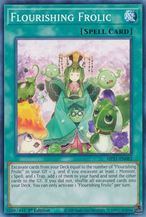 Flourishing Frolic MP21-EN082 card from 2021 Tin of Ancient Battles