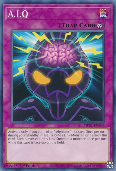 A.I.Q MP21-EN083 card from 2021 Tin of Ancient Battles