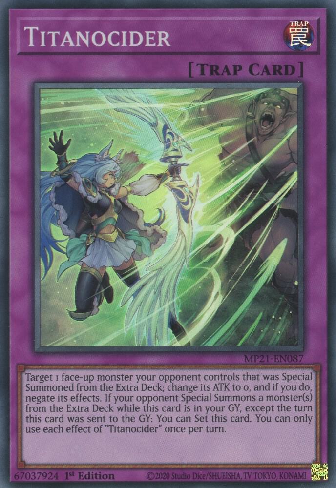 Titanocider MP21-EN087 card from 2021 Tin of Ancient Battles