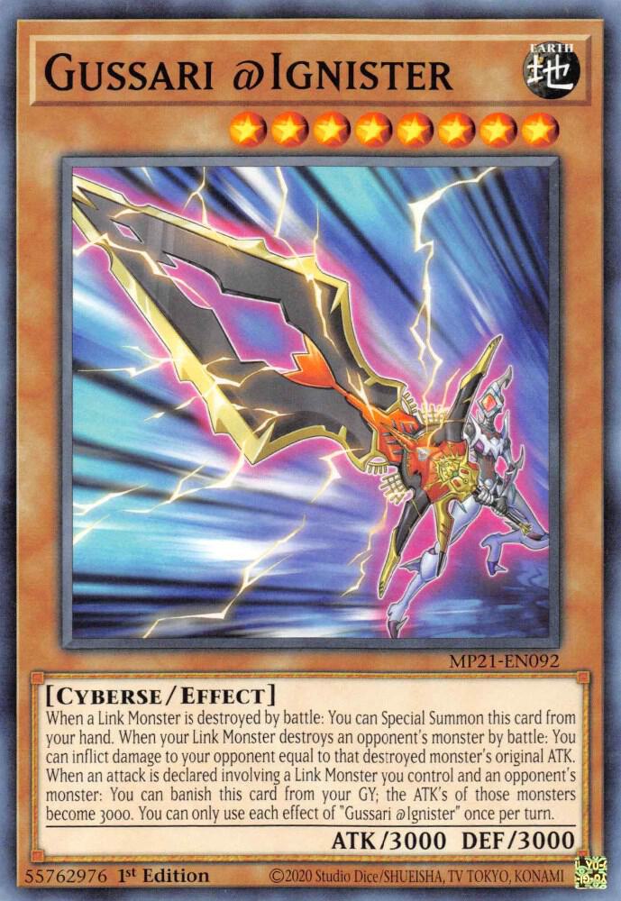 Gussari @Ignister MP21-EN092 card from 2021 Tin of Ancient Battles