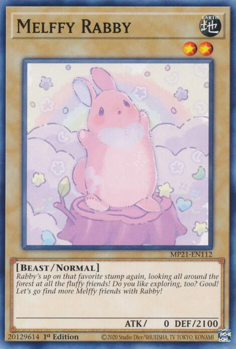 Melffy Rabby MP21-EN112 card from 2021 Tin of Ancient Battles