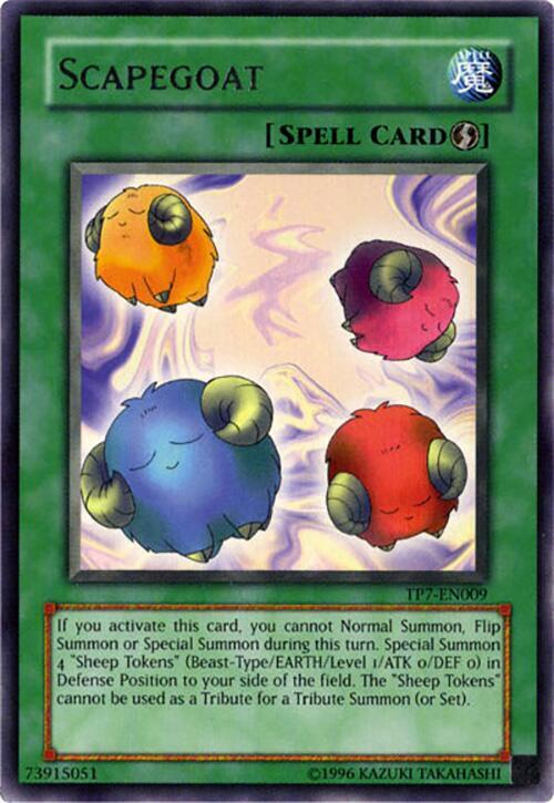 Scapegoat TP7-EN009 card from Tournament Pack 7